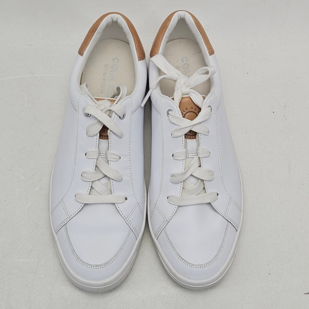 Cole Haan Grand Crosscourt Daily Sneaker Women 9.5B White Leather W21199 - Picture 9 of 13